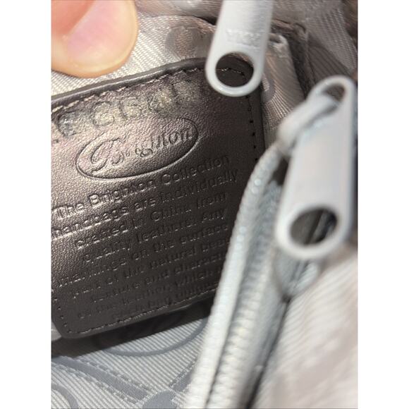 Brighton Women’s Snake Embossed Leather Handbag Single Shoulder Chain - Picture 13 of 14